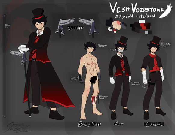 Character Reference - Vesh Voidstone Character Reference - Vesh Voidstone